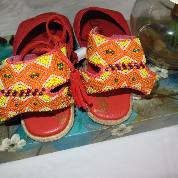 *NEW*  Sam Edelman SHAE ESPADRILLE Sandals US 5M - Picture 4 of 8